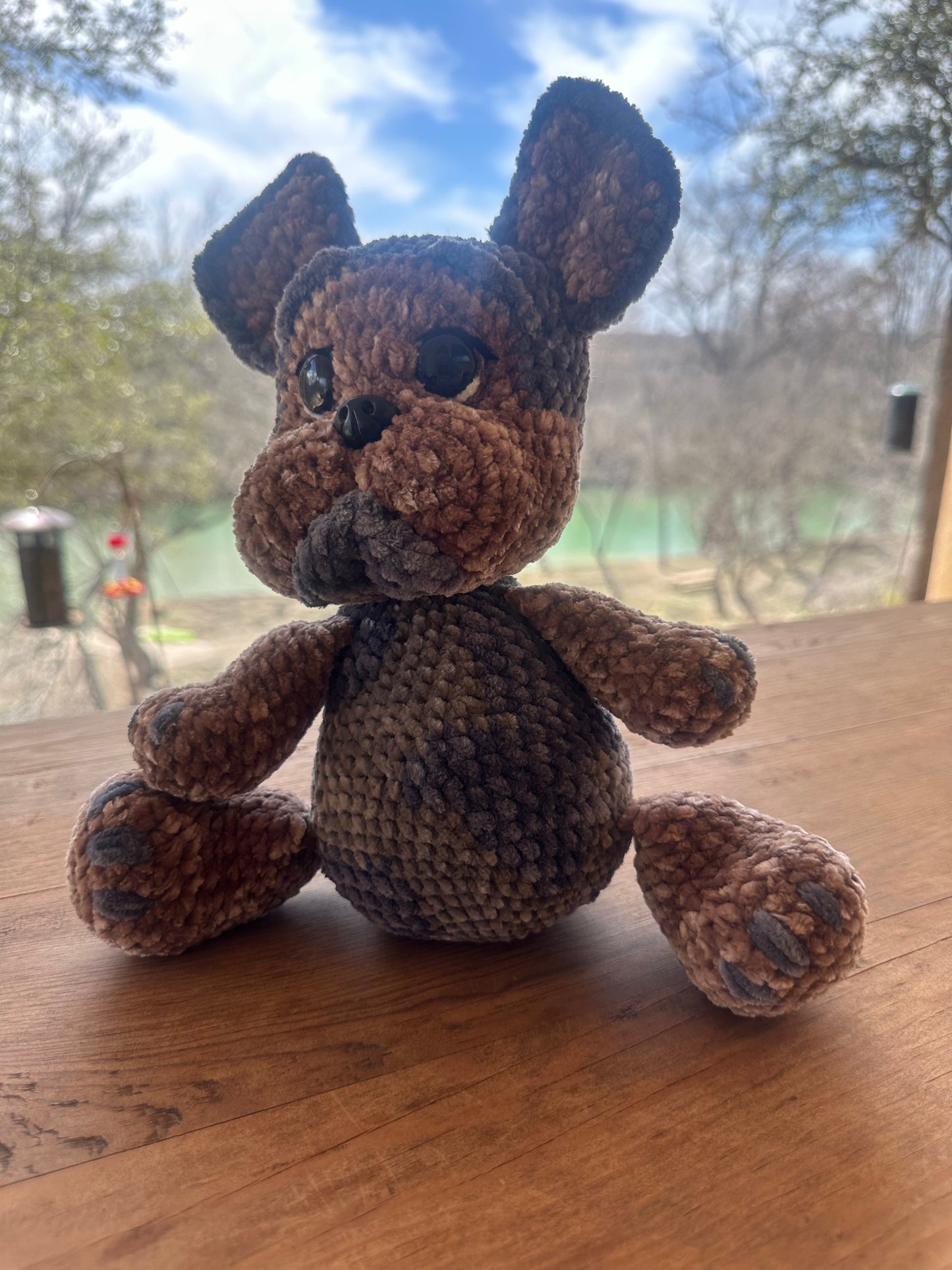 Custom Crochet Bulldog β Made to Order