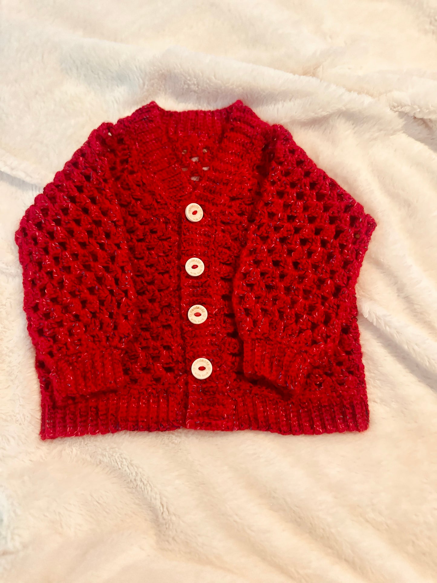 Crochet Cardigan 2/4T