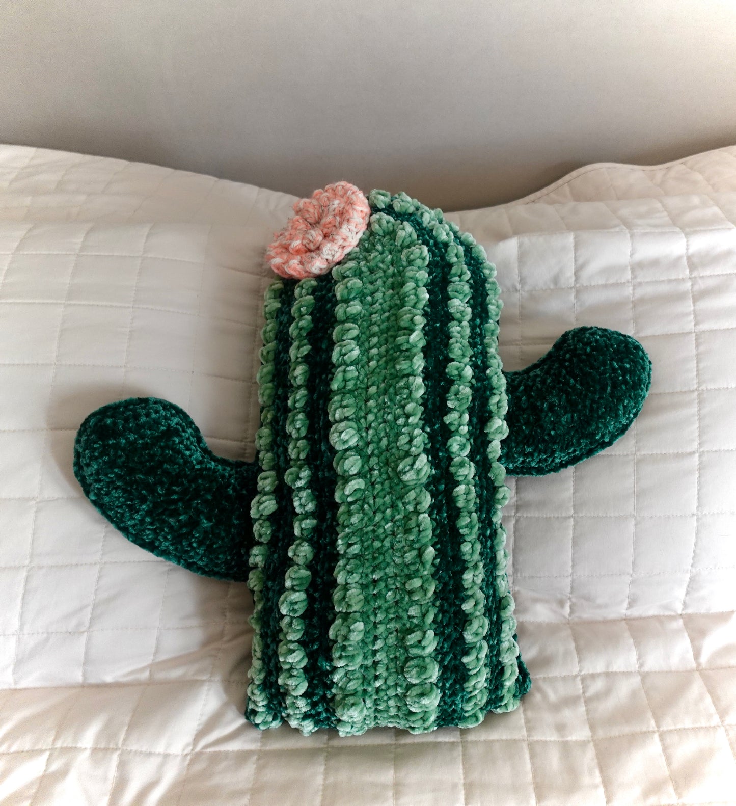 Crochet Cactus Pillow