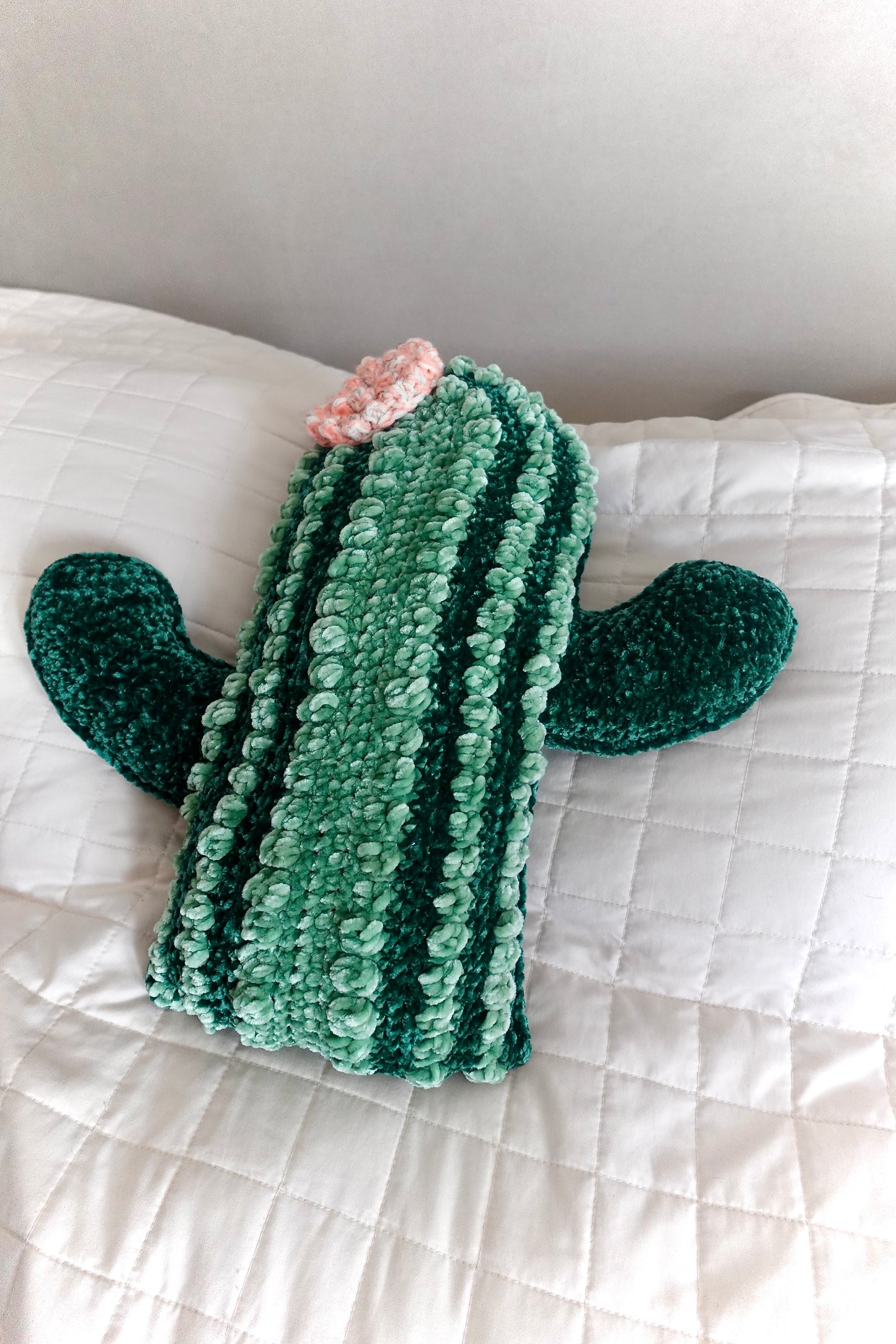 Crochet Cactus Pillow