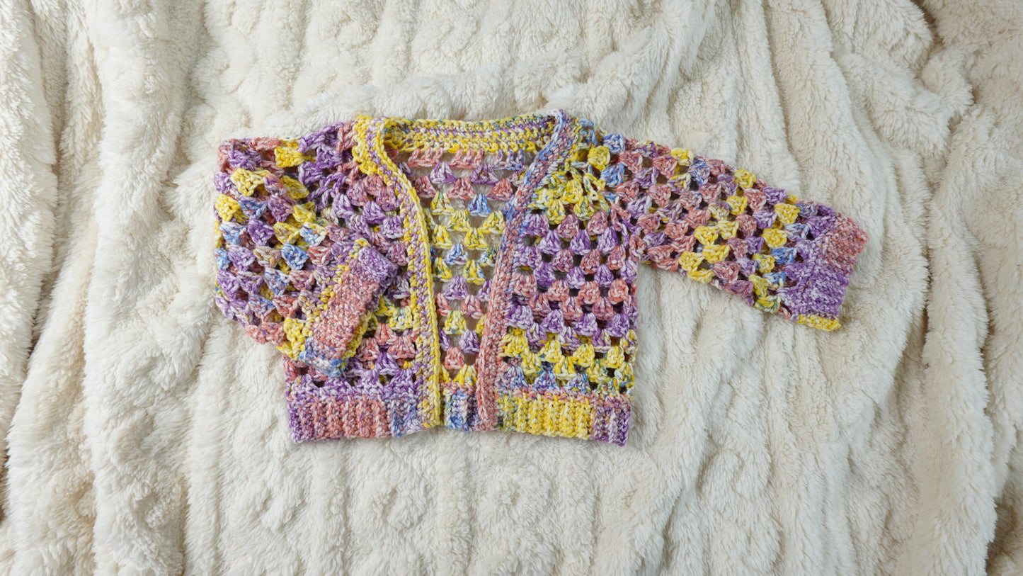 Baby Crochet Cardigan 0-3 Months