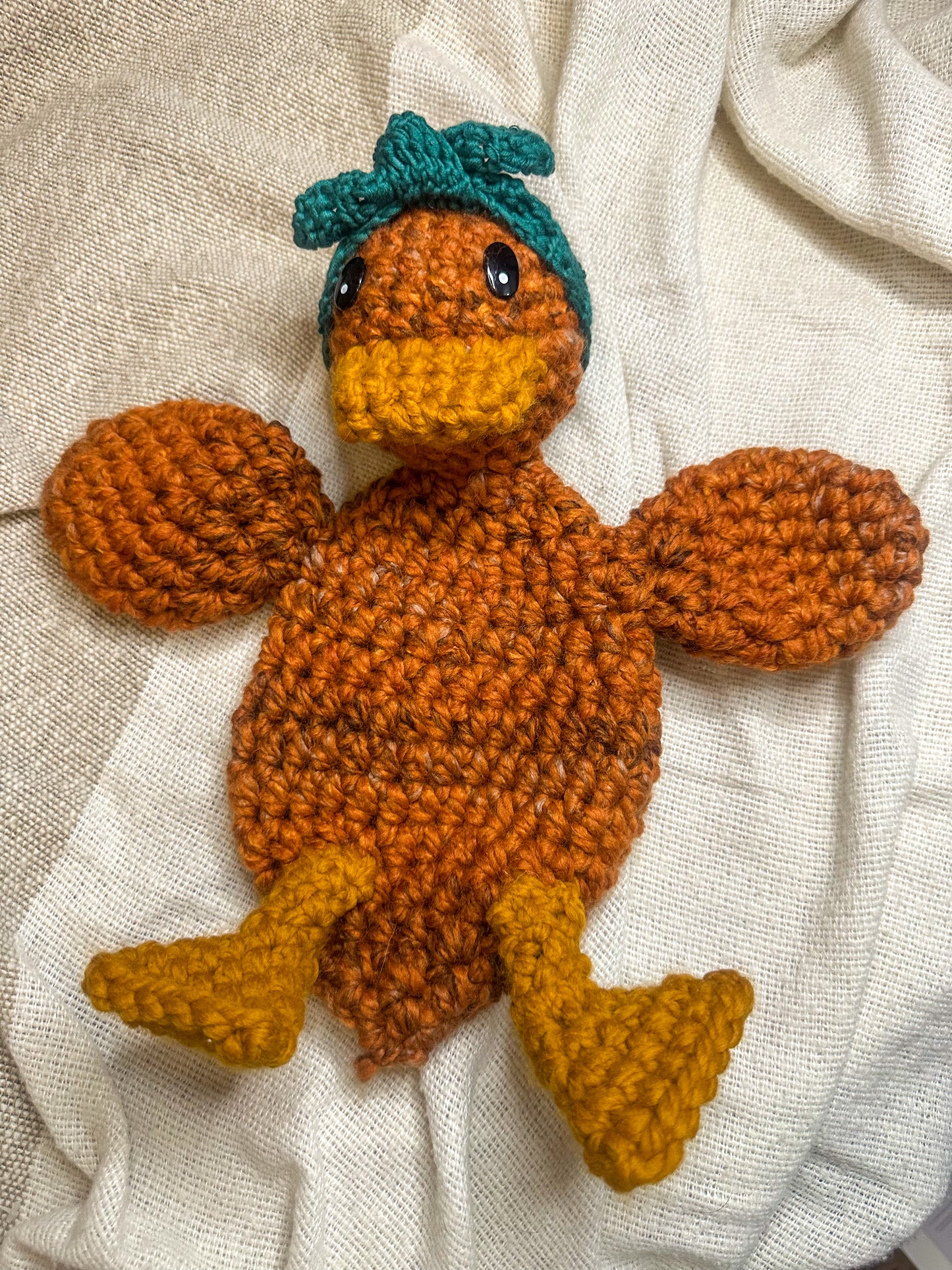 Della Duck Stuffie - Wool