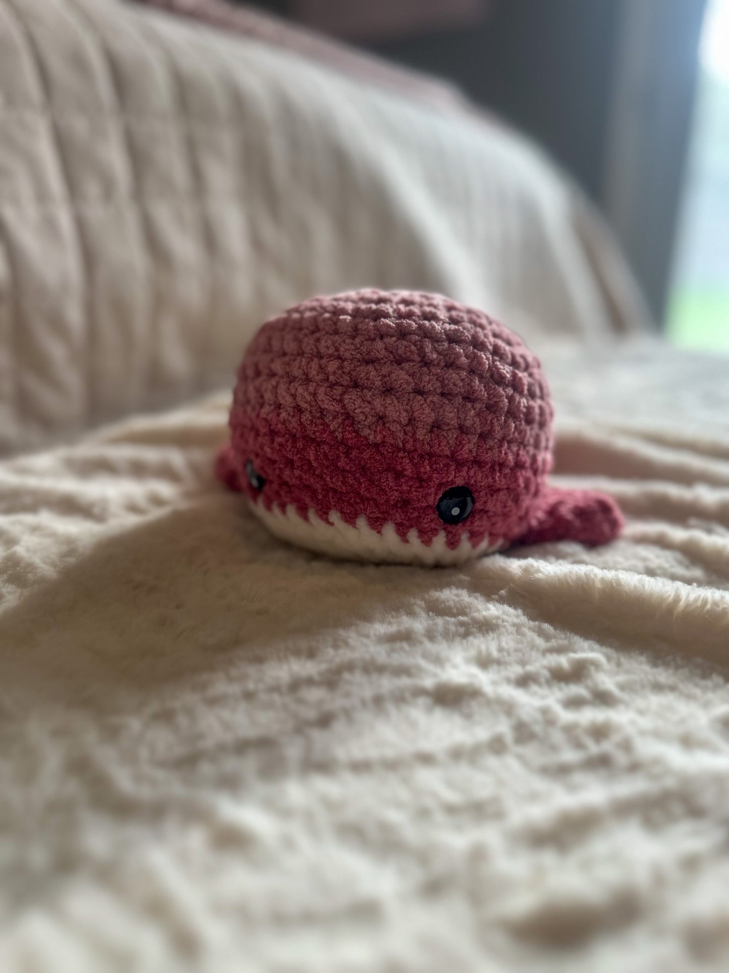 Pink Ombre Whale