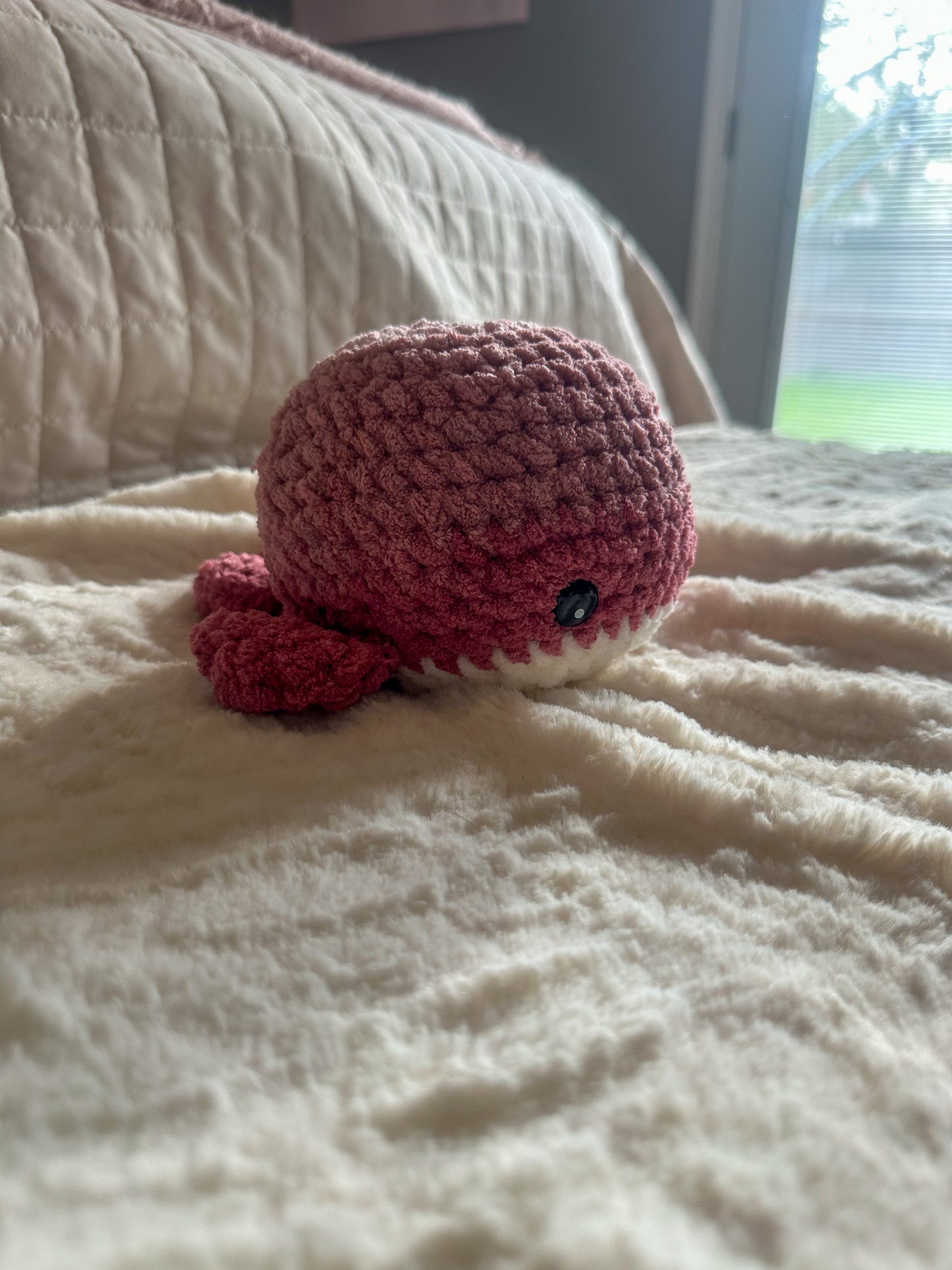 Pink Ombre Whale