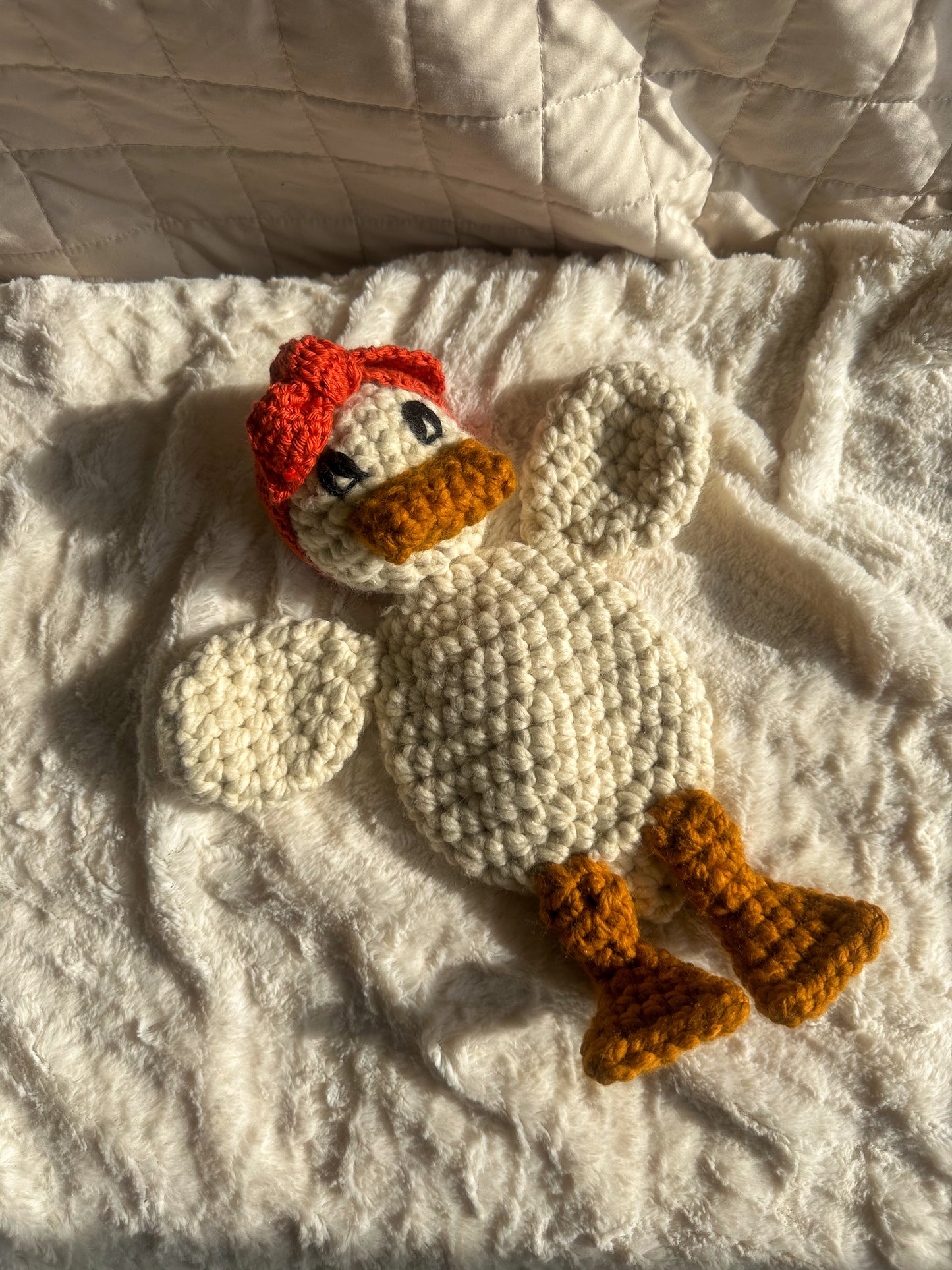 Della Duck Stuffie - Wool