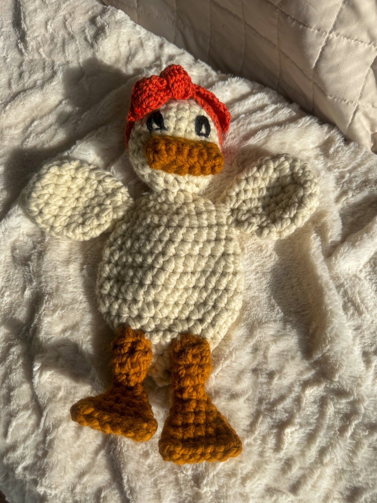 Della Duck Stuffie - Wool