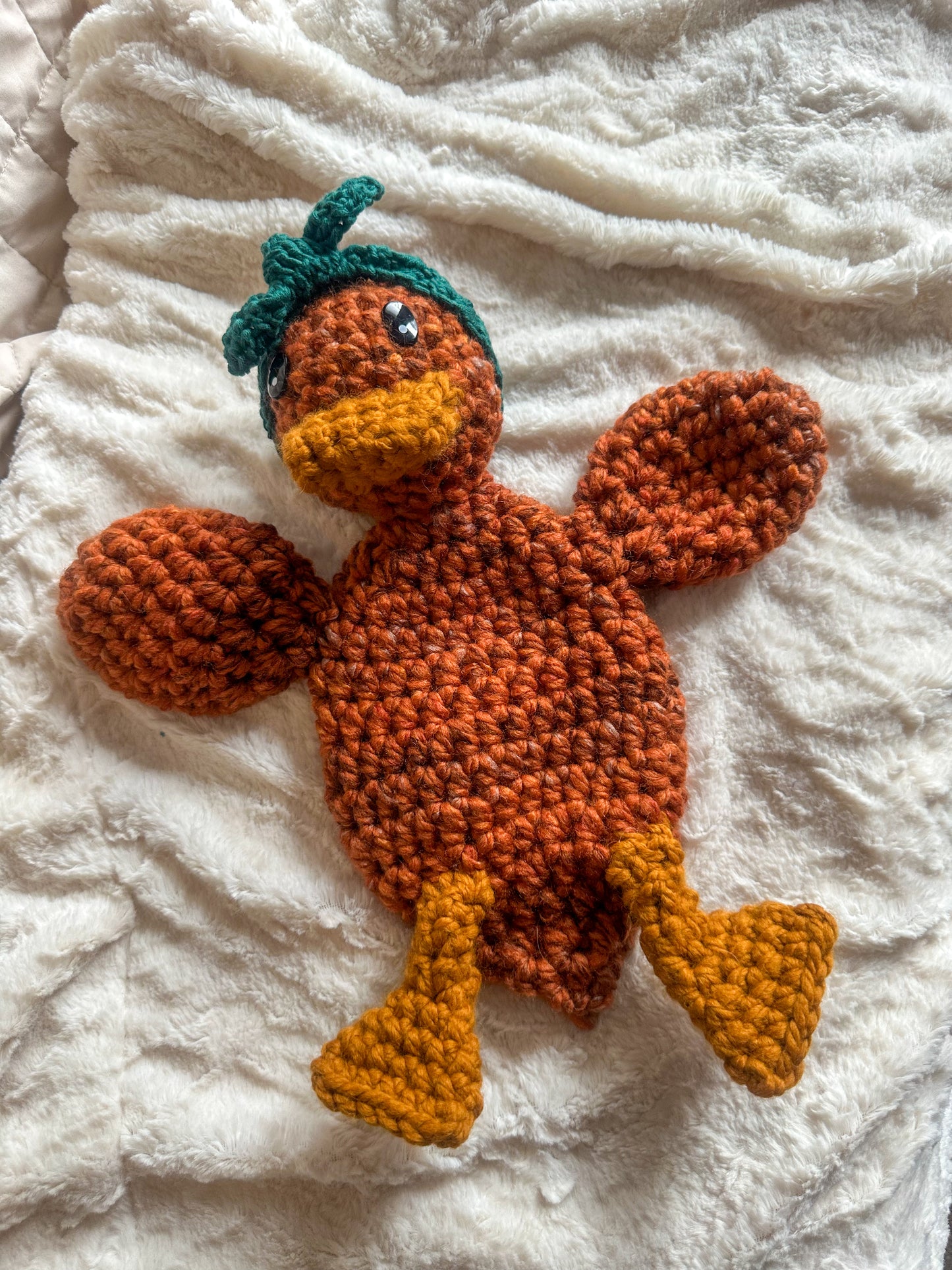 Della Duck Stuffie - Wool