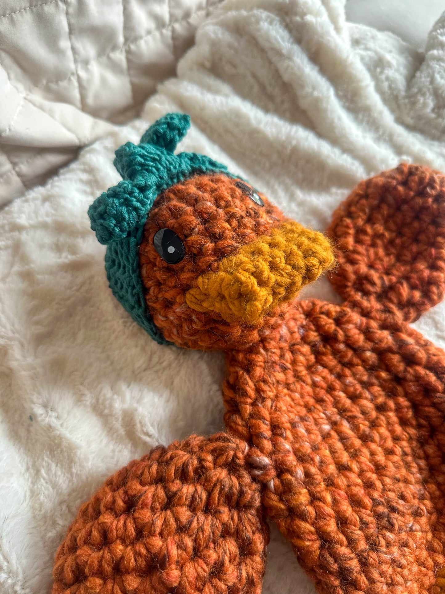 Della Duck Stuffie - Wool