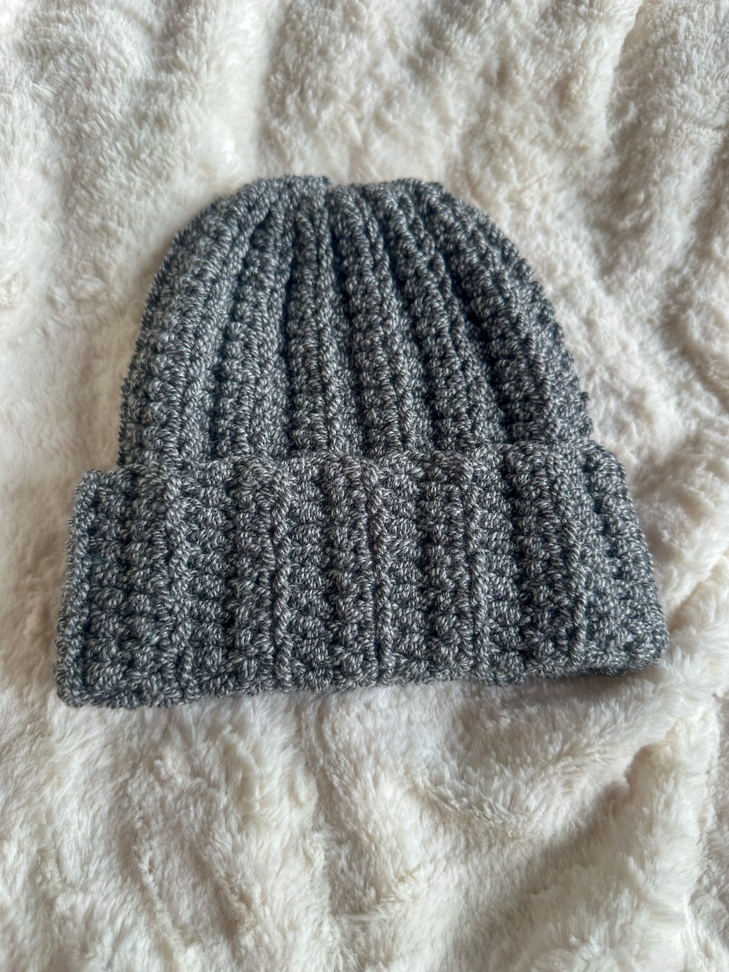 Tweed Crochet Hat - 12-24 Months