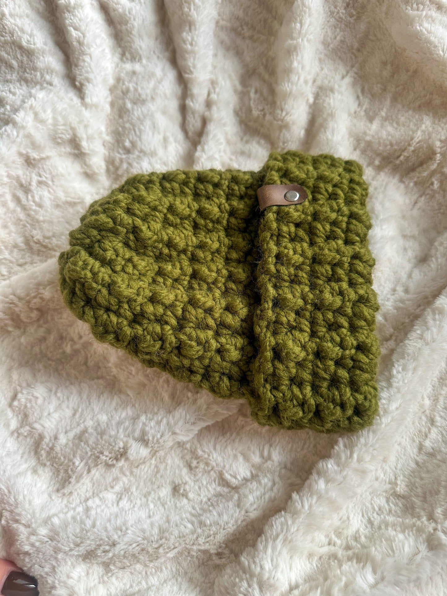 Chunky Wool Crochet Hat 6-12 months