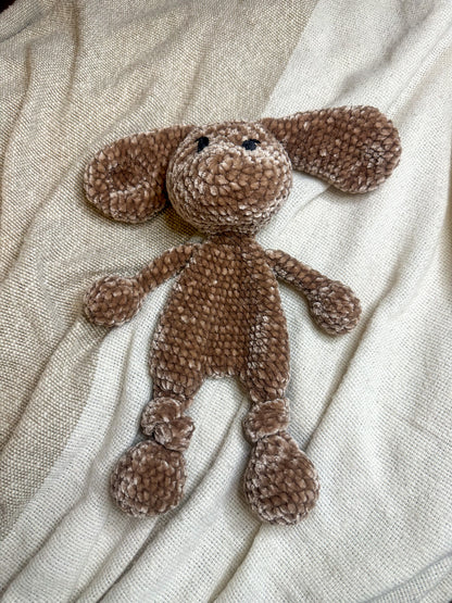 Small Velvet Knotted Bunny Stuffie